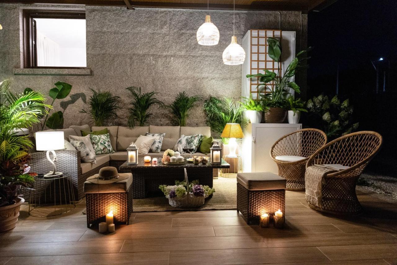 Casa Victoria Garden Con Jacuzzi Y Piscina Villa Caldas De Reis Eksteriør billede